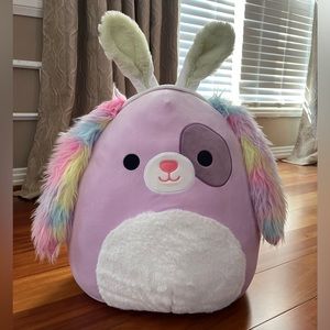 *NWT* Squishmallows 16” Barb the Dog w/ Bunny Ears Easter